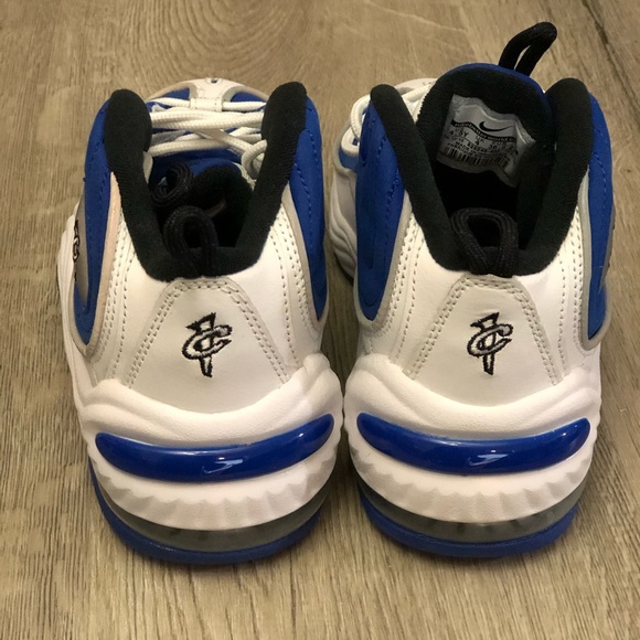 🛑SOLD🛑NIKE AIR PENNY 2 RETRO WHITE COLLEGE BLUE 4.5Y GS - Picture 4 of 8